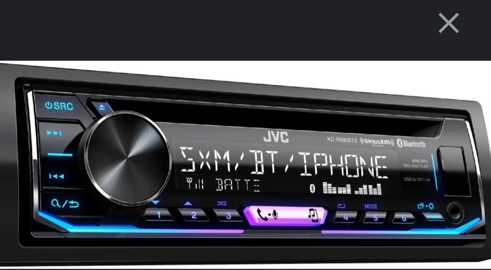 Jvc Car Stereo With Cd Player & Bluetooth