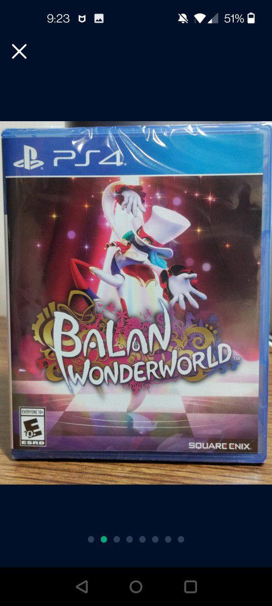 NEW 🎮 PS4 GAME BALAN WONDERWORLD