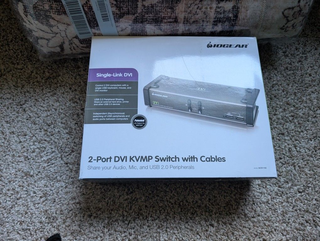 IOGEAR 2-Port DVI KVMP