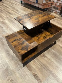 Coffee table with storage