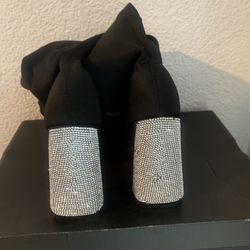 Cute Boots With Diamond  Heels 👠 