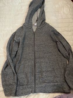 Old Navy gray zip up
