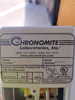 Chronomite Tankless Water Heaters