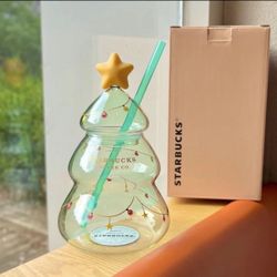 Starbucks China Christmas Tree Tumbler 