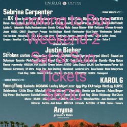 Buy Coachella Weekend 2 Sat&Sun Tickets