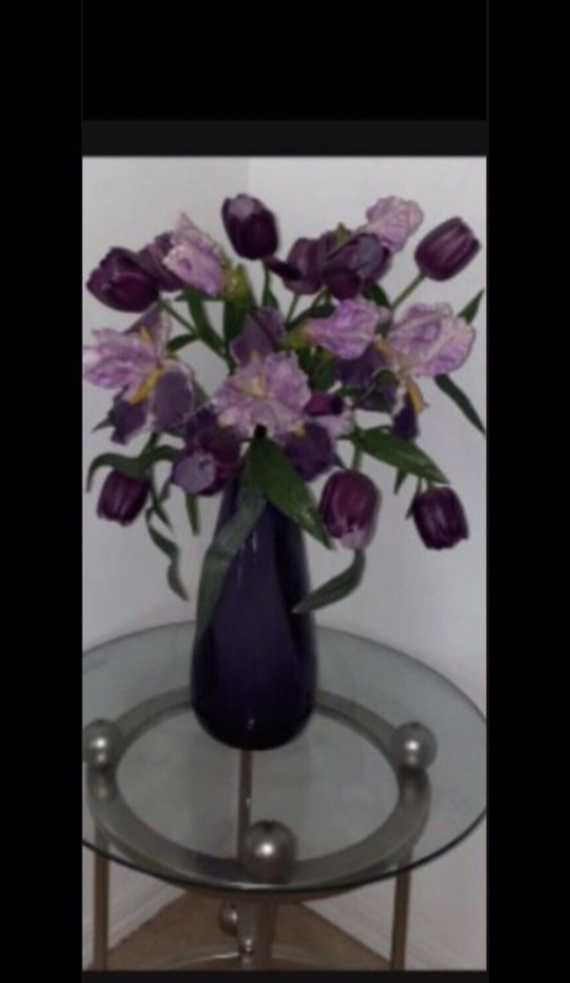 Artificial Flowers With Beautiful Vase