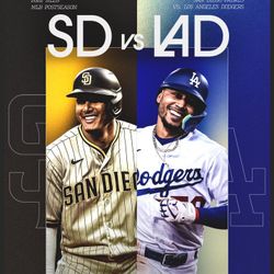 San Diego Padres vs Los Angeles Dodgers NLDS Tickets Single Tix Or Pair In Gallagher Square Beach Saturday And Friday