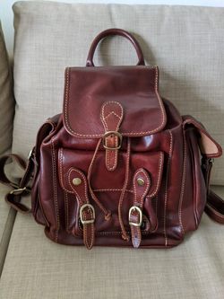 Floto Italian Leather Backpack