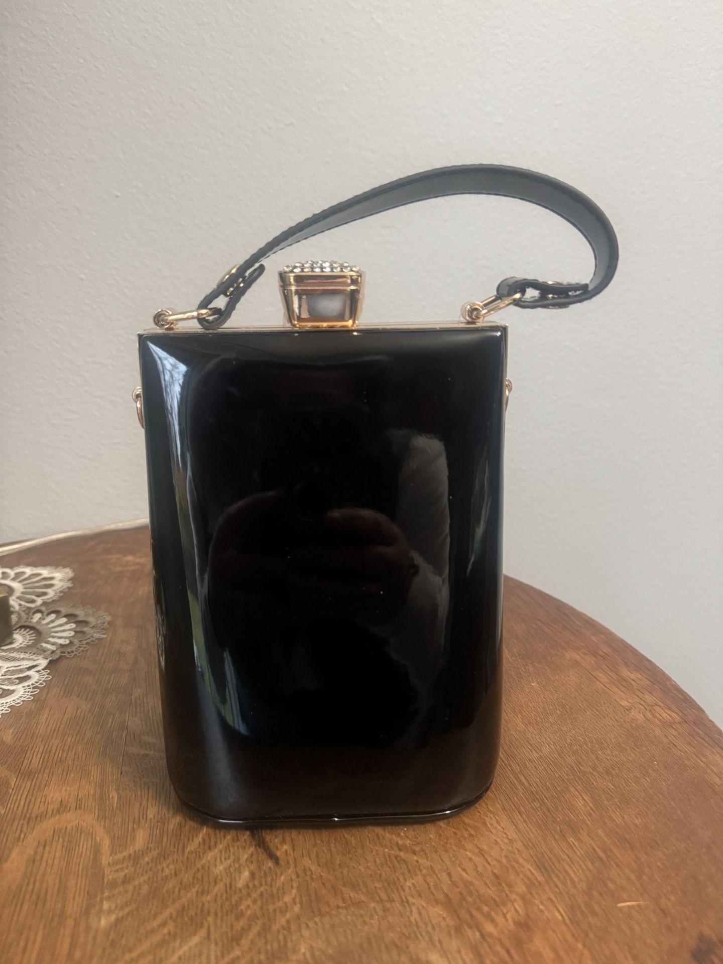 Purse -Black Patent Leather