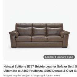 Leather Sofa 