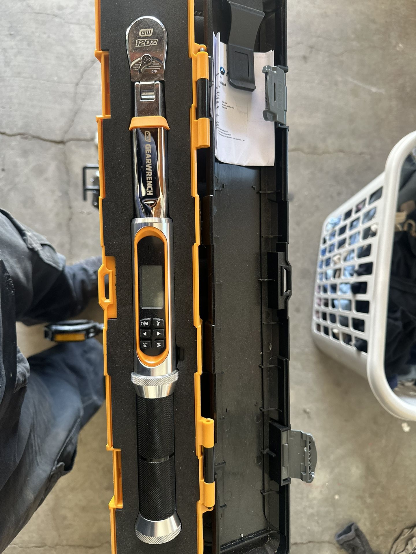 3/8 Gearwrench Torque Wrench Digital