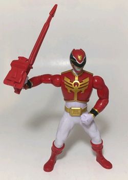 Bandai 2012 Power Rangers Red Ranger Figure With Sword