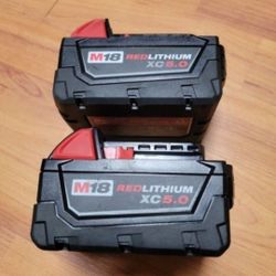 2...MILWAUKEE M18 XC5.0 LIKE NEW