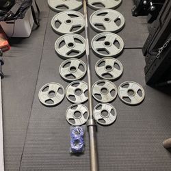 Olympic Weight Set With Bar
