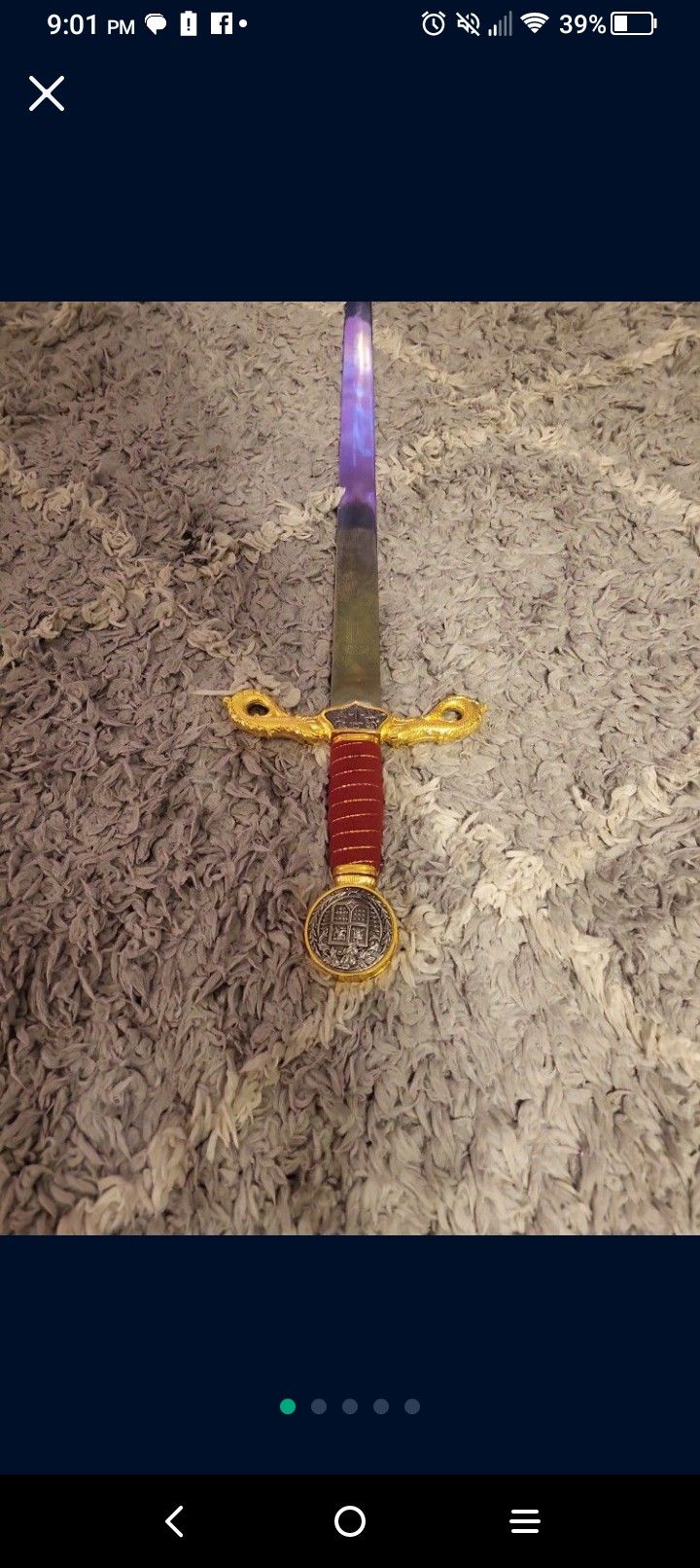 Authentic MEDIEVAL MARTO CRISTOBAL COLON SWORD