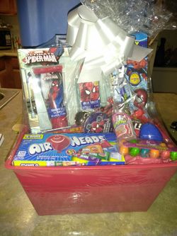 Easter basket "Spider Man"