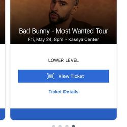 Bad Bunny Concert Tickets | May 25