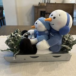 Christmas Snowman Musical Plush