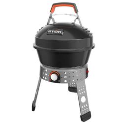  104 sq. in. Single Burner Portable Propane Gas Grill 