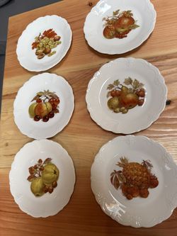 vintage Winterling Bavaria fruit plates