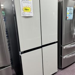 Refrigerator, 4 Door Samsung Bespoke Refrigerator Free Delivery With 1 Year Warranty