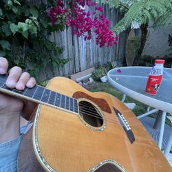 Washburn Acoustic / Electric Guitar With Levy’s Soft Case 