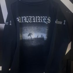 Kanye West - VULTURES 1 - Black Long Sleeve L