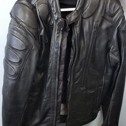 Harly Davidson Vintage Heavy Grain Leather Jacket 