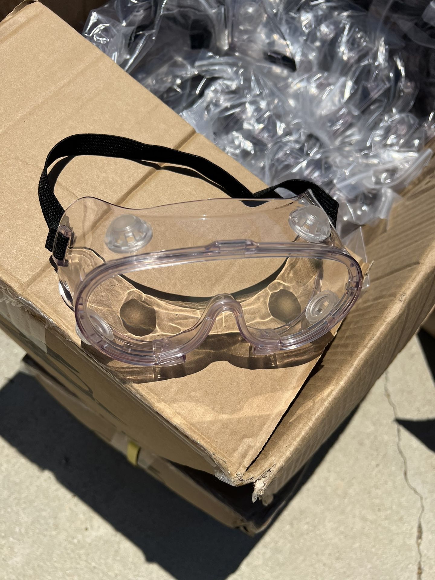 Bullhead Safety BG2 Clear Anti-Fog Indirect Vented Chemical Splash Goggles.