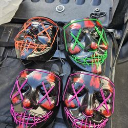 The Purge Halloween Light Up Mask