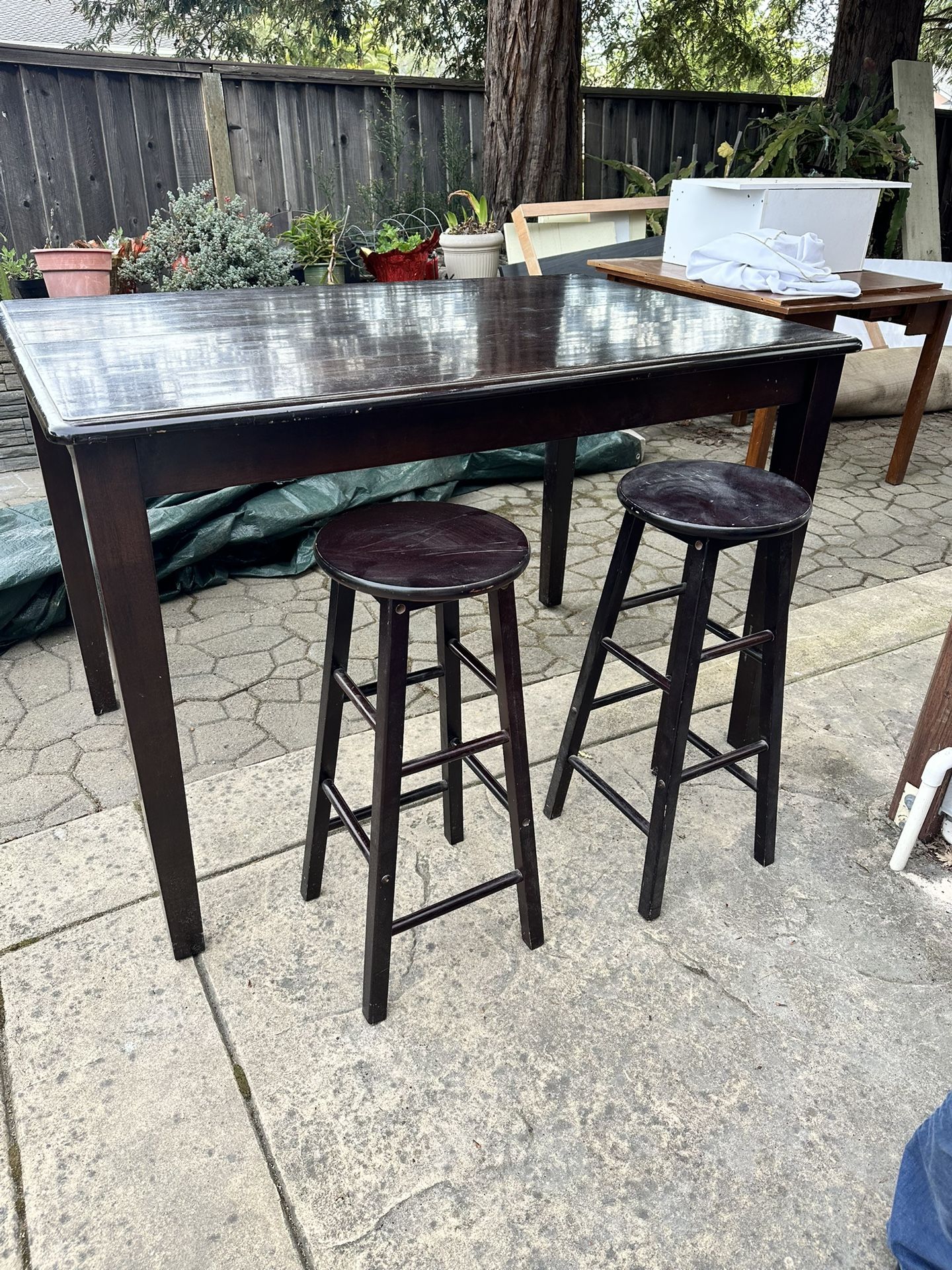 Dining Table And Stools
