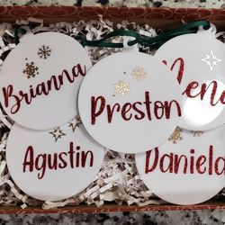 Acrylic Ornaments Personalized