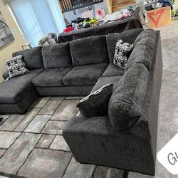 $16 Down Payment Ashley Oversized Comfy Sectional Sofa Couch 