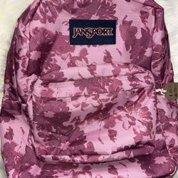 JanSport Backpack Pink Floral 