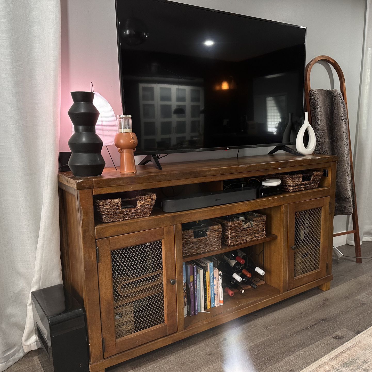 Solid Wood TV Console