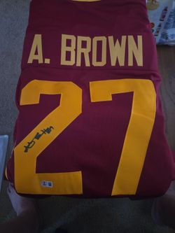 Steelers Antonio Brown college football jersey.