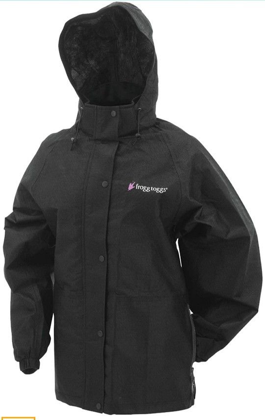 New Women's Frogg Toggs Classic Pro Action Waterproof Breathable Rain Jacket 