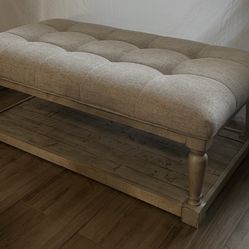 Upholstered Ottoman Bench 