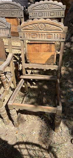 Antique wooden chair frames