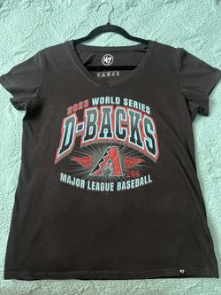 Women’s Size Medium Black V-Neck DBACKS Diamondbacks  T-Shirt