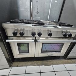 48" KITCHENAID DUAL FUEL RANGE STAINLESS STEEL 