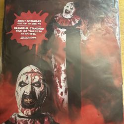 Adult New  Terrifier 2 Art The Clown Costume For Halloween