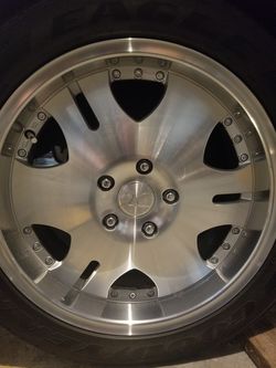 Hankook, Vitelli 5x120mm, 18" wheel and tires