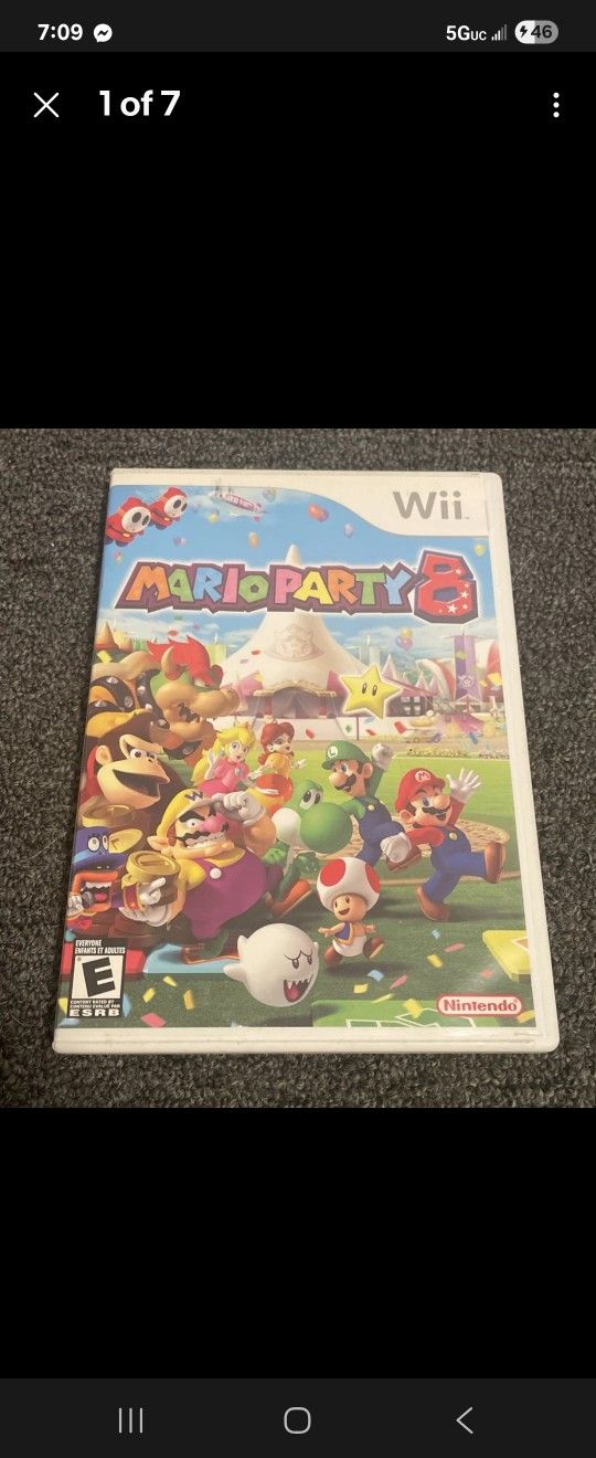 Nintendo wii Mario party 8
Complete excellent condition Working perfectly