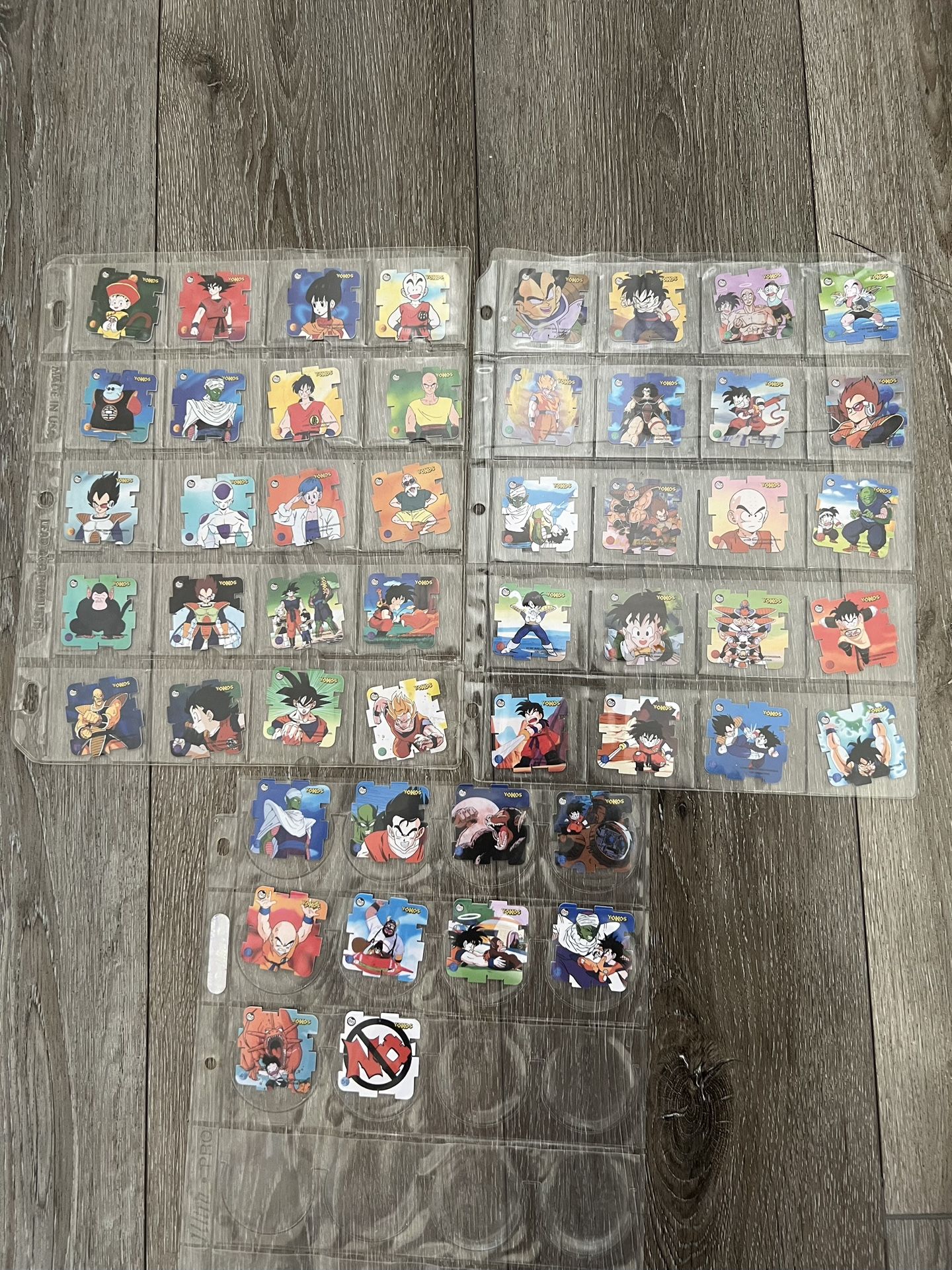Vintage Coleccion Completa YOKOS Dragon Ball Z Mexico Sabritas 1997 Completa 50/50 Micas