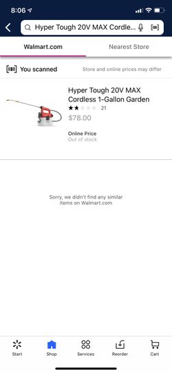 Brand new Hyper Tough rechargeable 1 gallon automatic sprayer