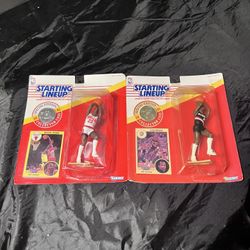 Starting lineup  Jordan & Drexler