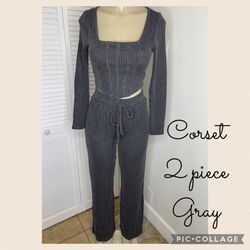2 Piece Corset Set Comfy 