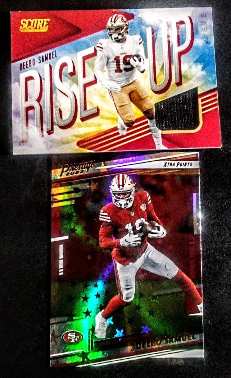 Deebo Samuel 2 Cards Lot Of Rookie & Parallel