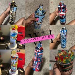 20oz Ice Tumbler| Decorative Top| Stainless Steel Tumbler| Custom